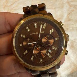 MK tortoise watch